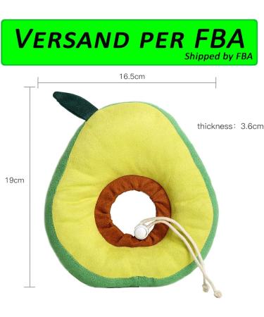 Mayumay Adjustable Cat Collar - Soft Healing Necker for Post-Surgery Recovery | Protective Cone for Kittens & Cats (Avocado Average Size) - Buy Online on GoSupps.com