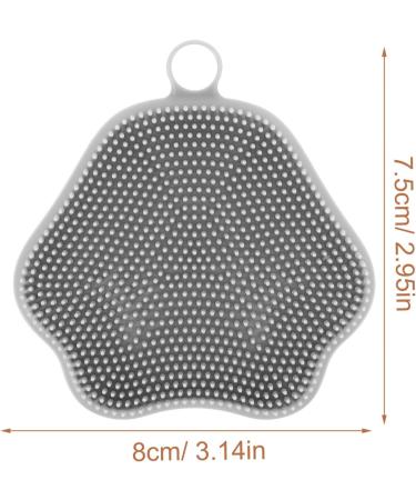 FOMIYES Silicone Face Scrubber Soft Facial Cleansing Brush Manual Exfoliator Brush with Suction Cup Deep Cleaning Tool for Skin Care - Buy Online on GoSupps.com