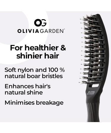 Buy Fingerbrush - Small Black with Boar & Nylon Bristles | International Shipping Available - Buy Online on GoSupps.com