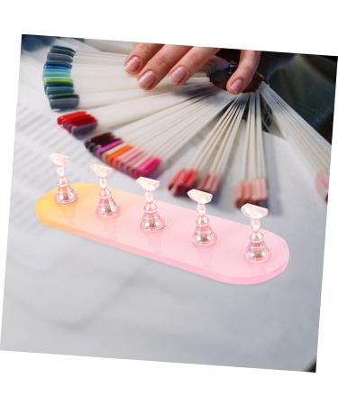 DRESSOOS 1 Set Nail Practice Holder Manicure Nail Display Nail Art Beauty Nail Display Creative Nail Stands Practice Nail Racks Creative Nail Racks Beauty Nail Stands Training Nail Display - Buy Online on GoSupps.com