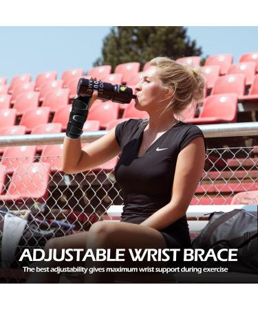 TIMTAKBO Carpal Tunnel Wrist Brace - Adjustable Night Support Splint for Right Hand Relief for Arthritis Sprained Wrist & Tendonitis - Large Size - Buy Online on GoSupps.com