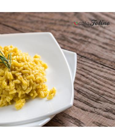  CasaFolino Sibari Carnaroli Rice Orange Rice 200g in a reusable glass jar Genuine product ready in minutes - 100% Made in Italy - Buy Online on GoSupps.com