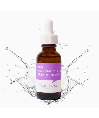 Cosmedica Skincare Niacinamide + Zinc Treatment Serum with Hyaluronic Acid 1 oz