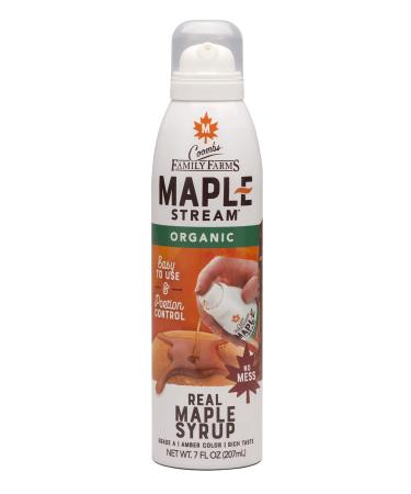 Coombs Family Farms Maple Stream Sprayable Maple Syrup Organic Grade A, Amber Color, 7 Fl Oz