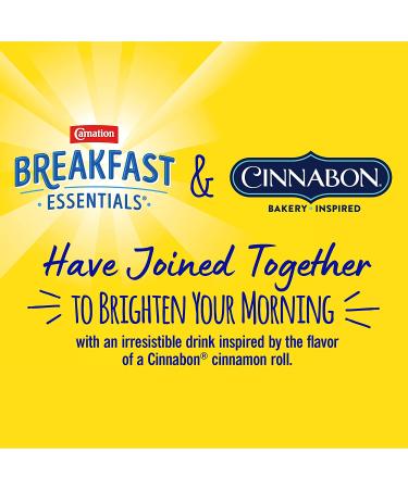 Carnation Breakfast Essentials Cinnabon Flavored Nutritional Drink 8 FL OZ Bottle - Pack of 24 - Buy Online on GoSupps.com