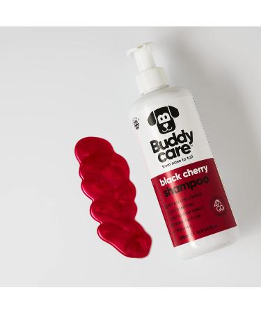 Black Cherry Dog Shampoo - BuddyCare Deep Cleansing Formula | Aloe Vera & Pro-Vitamin B5 | Fruity Fragrance | 500ml X3 - International Shipping Available - Buy Online on GoSupps.com