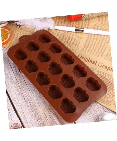 Alipis 2pcs Chocolate Mold Easter Cookie Mold Silicone Baking Molds Easter Egg Candy Mold Kitchen Chocolate Baking Molds Fudge Molds Fondant Molds Silicone Molds Lollipop Ice Cube Mold 18.5X11CM Light Brown 2 - Buy Online on GoSupps.com