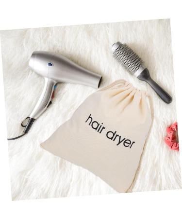 IWOWHERO 2pcs Hair Dryer Storage Bag Hair Blower Storage Bag Cotton Hair Dryer Bag Hairdryer Bag Beige Fabric - Buy Online on GoSupps.com