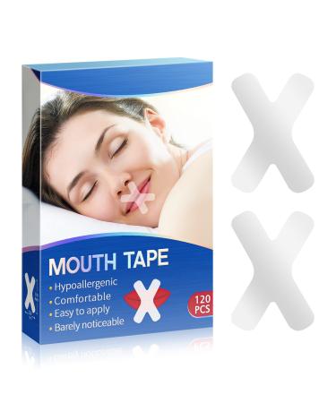 Mouth Tape for Sleeping Advanced Gentle Mouth Sleeping Tape for Less Mouth Breathing Stop Snoring Improve Nighttime Sleep Quality (120 PCS)