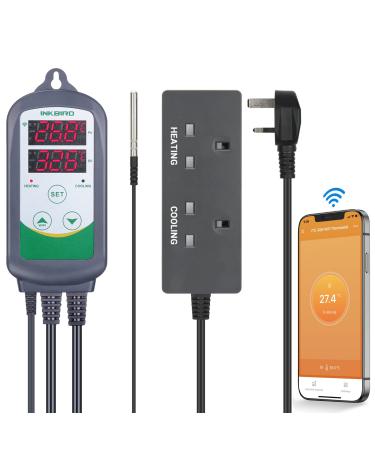 Inkbird Digital Wireless Thermostat ITC-308-WiFi Temperature Controller Heating Cooling Remote Control - Buy Online on GoSupps.com