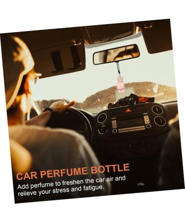 GLEAVI 1pc Perfume Bottle Beach Ornaments for Bathroom Valentines Favor Clear Ornaments Container Car Glass 1 count (Pack of 1) Yellow - Buy Online on GoSupps.com