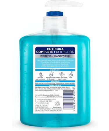 Cuticura Complete Protection Original Crisp & Fresh Antibacterial Handwash 500ml - Buy Online on GoSupps.com
