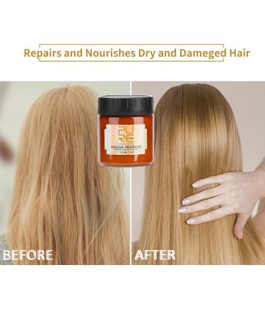 ZJchao Magical Argan Oil Hair Mask 120ml | Nourishing Keratin Treatment for Dry Hair | Repair Damage, Soften & Smooth | Professional Hair Conditioning Cream - Buy Online on GoSupps.com