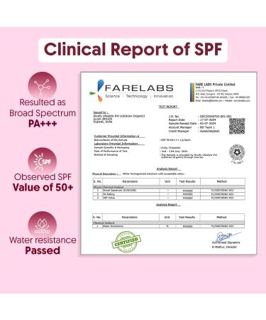 Aravi Organic Lip Balm Combo - With SPF 50+++ For Lip Brightening - Pack of 2 - Buy Online on GoSupps.com