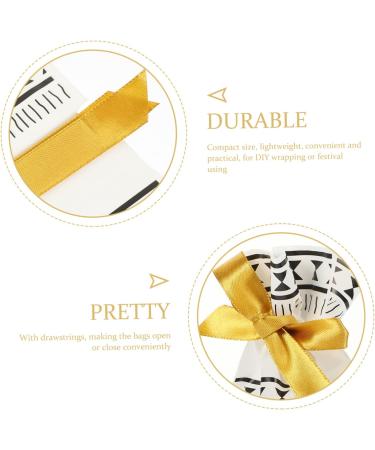 SKISUNO Drawstring Candy Bags 50pcs Draw Presents Biscuits Snowflake Crisp Storage Bags Cookie Festival Delicate Pouches Assorted Color a - Buy Online on GoSupps.com