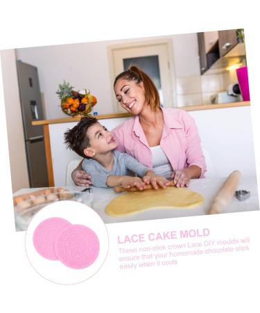 MAGICLULU 4 Pcs Silicone Chocolate Mold Silicone Molds Cajas para Cupcakes Fondant Cake Molds De para Gelatinas Flower Cake Mold Jelly Baking Fondant Lace Mat Cake Mat Household Silica Gel 12X12X0.5CMx2pcs - Buy Online on GoSupps.com