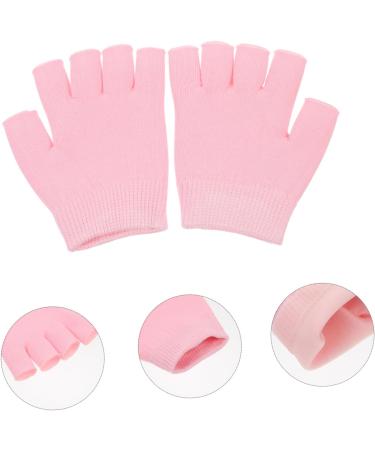 Healeved 1 Pair Gel Moisturizing Gloves Mens Lotion Mens Mittens with Fingers Dappen Dishes for Acrylic Gloves for Men Skin Care Gel Gloves Daily Use Miss Dipping Pink Moisturizing Lotion - Buy Online on GoSupps.com