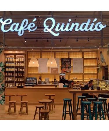 Quindio Bean Cafe Quindio Gourmet Whole bean Coffee 2 pack (500gr - 17.6oz) Cafe en grano Whole Bean 100% Colombian Arabica Coffee Artisanal Cultivation Single Estate Coffee - Buy Online on GoSupps.com