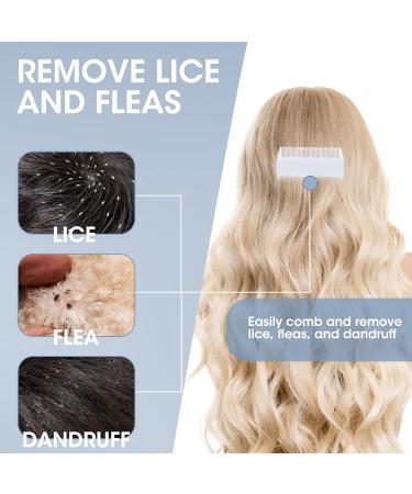 Liesk mme 4er Set - Double-Sided Nissenk mme for Effective Head Lice & Dandruff Treatment | Durable Fine-Toothed Combs for Adults & Children - Buy Online on GoSupps.com