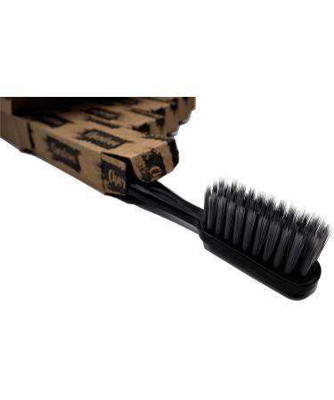 5 Pack Activated Charcoal Infused Ultra Soft Toothbrushes - Naturally Whitening - Ergonomic Soft Touch Handle - Grey - Buy Online on GoSupps.com