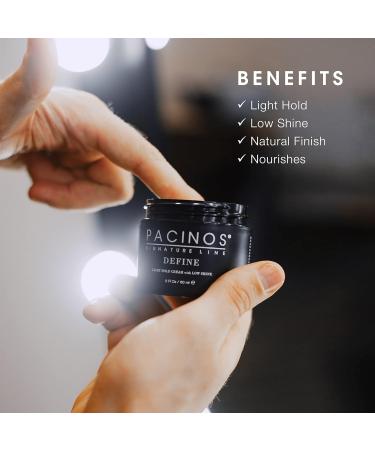 Pacinos Define Signature Light Hold Hair Cream | Firm Hold Water Soluble Styling Cream - 2 oz | International Shipping Available - Buy Online on GoSupps.com