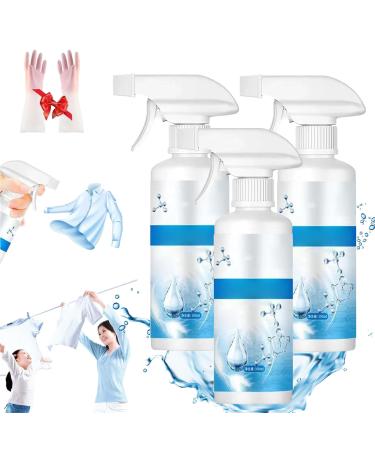 Sowhatahow Stain Remover Non-ionic Laundry Stain Removal Emulsifier All-in-One Powerful Laundry Stain Remover Dry-Clean Spray for Clothes (3pcs)
