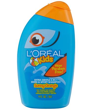 L'Oreal Kids Extra Gentle 2-in-1 Shampoo Sunny Orange Swim 9 fl. oz.