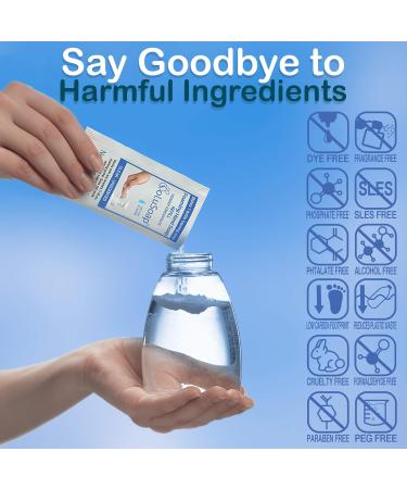 Unscented Premium Foaming Hand Soap Refills - 10 Bottles 99% Less Plastic Quick Dissolve Fragrance Free Powder Concentrate - Buy Online on GoSupps.com