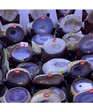 Crystal Rough Large Quartz Geode Agate Cave - 7.1lb Natural Agate Raw Gemstone - Druzy Irregular RockCrystal for Witchcraft Home Decor Feng Shui - Buy Online on GoSupps.com