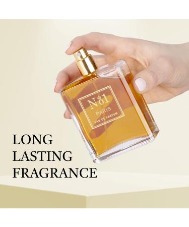 NovoGlow No.1 Paris for Women - 3.4 Fl Oz Eau De Parfum Spray - Long Lasting Floral Citrusy & Powdery Scent Smell Fresh & Feminine All Day Includes Carrying Pouch Gift for Women for All Occasions - Buy Online on GoSupps.com