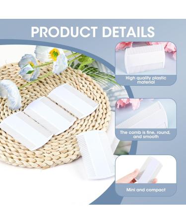 Liesk mme 4er Set - Double-Sided Nissenk mme for Effective Head Lice & Dandruff Treatment | Durable Fine-Toothed Combs for Adults & Children - Buy Online on GoSupps.com