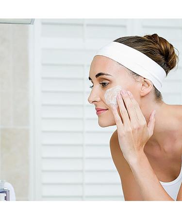 SYXLS Disposable Non-Woven Fabric Headband Adjustable Elastic Velcro Headband Large Quantity Makeup Spa Headband Waterproof Facial Beauty Headband Disposable Elastic Headband Essential Household - Buy Online on GoSupps.com