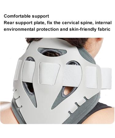 Safwel Neck Brace Collar for Adults | Ergonomic Cervical Support & Pain Relief | Comfort & Spine Fixation - Buy Online on GoSupps.com