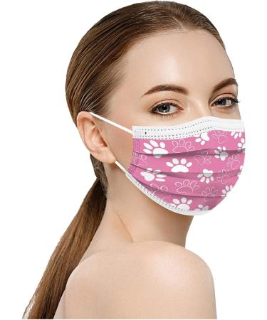 BEIBEIA Adult Fa_ce Bandanas Gradient Printed Happy Celebration Holiday Disposable Print Outdoor Dustproof Breathable 10pc-23 - Buy Online on GoSupps.com