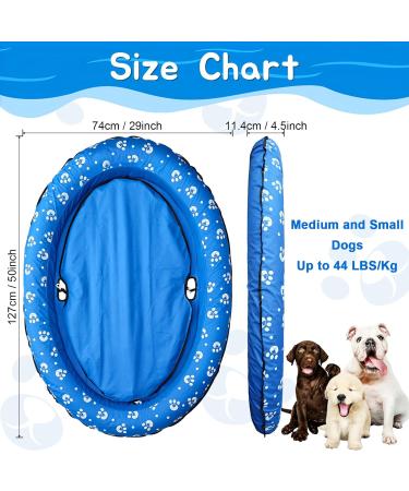 Buy Ginkago Inflatable Dinghy Dog Boat - Pet Air Mattress for Swimming Pool & Beach - Blue - Buy Online on GoSupps.com