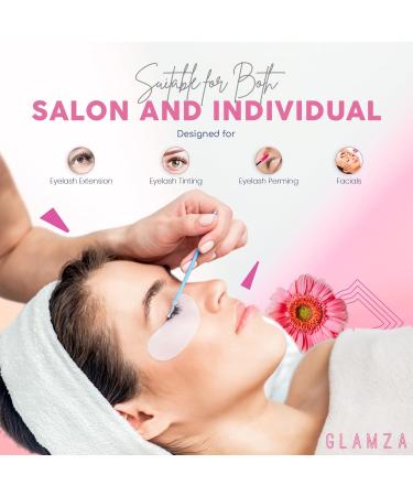 Glamza Eye Lash Gel Pads - 50 Pairs of Eyelash Lash Extension Under Eye Gel Pads Lint Eye Patches Beauty Tool - 50 PAIRS - Buy Online on GoSupps.com