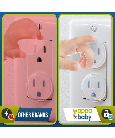 Clear Outlet Covers (50 Pack) - Childproof Your Outlets with Durable Transparent Plug Covers - 50 Count Value Pack - Buy Online on GoSupps.com