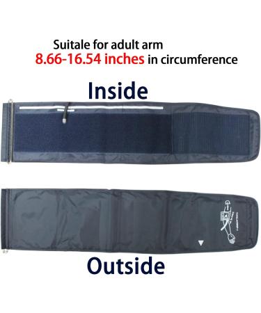 Buy XL Blood Pressure Monitor Cuff - Reusable Large Arm Cuff for Adults | WINDRAY 8.66-16.54 | Generic Replacement for Accurate Readings - Buy Online on GoSupps.com