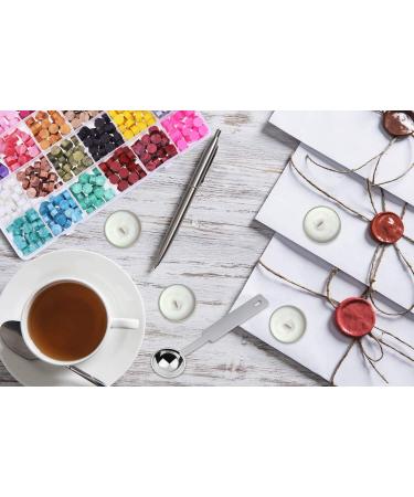 PAXCOO 624Pcs Sealing Wax Beads Set with Spoon & Candles - 24 Colors | Ideal for Wax Seal Stamp - Buy Online on GoSupps.com