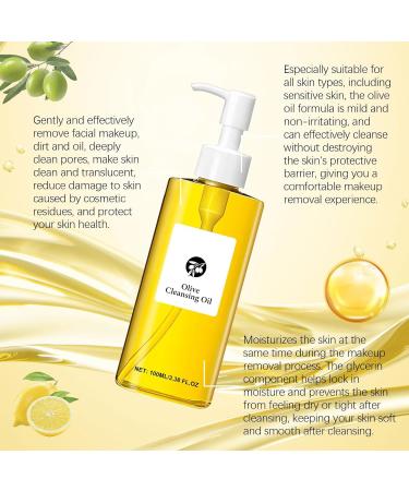 Utapossin Facial Cleansing Oil Delicate and Light with Olive Extract - Daily Makeup Removal - Gently cleanses the face and removes eye and lip makeup - Buy Online on GoSupps.com
