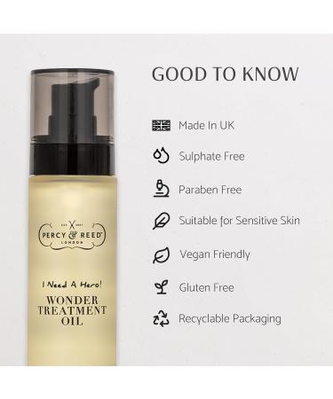 Buy Percy & Reed I Need a Hero! Wonder Treatment Oil 50ml - Premium Hair Oil for Nourishment | International Shipping - Buy Online on GoSupps.com