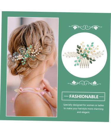 Angoily Crystal Hair Accessories Aesthetic Hair Accessories Wedding Hair Accessories Bridal Headpiece Hair Jewels for Women Rhinestone Accessories for Women Hair Piece Bride Metal Manual - Buy Online on GoSupps.com