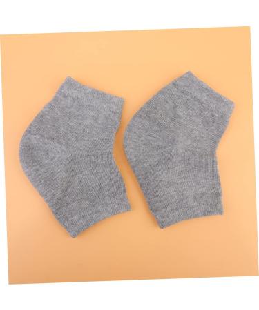 Healeved 6 Pairs Moisturizing Gel Socks Heel Sleeves Protectors Anti-Crack Socks Toeless Spa Socks Foot Socks Crack Heel Socks Spa Gel Socks Men and Women Pink Ordinary Casual Socks - Buy Online on GoSupps.com