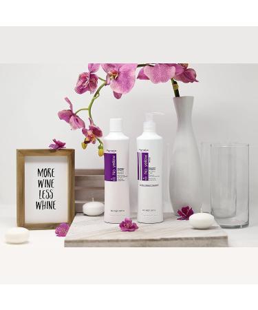 Fanola No Yellow Mask 11.8 oz - Anti-Brass Purple Hair Toner for Blonde, Silver, Gray Hair - Remove Yellow Tones & Brassiness - 11.83 Fl Oz - Buy Online on GoSupps.com