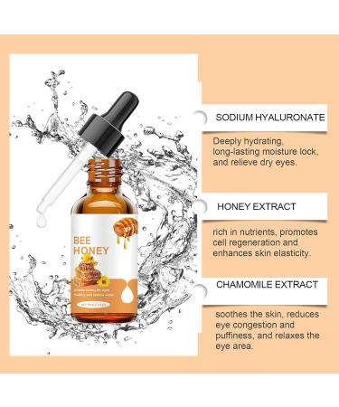  Esncddym Honey For Eyes Honey Eye Drops Bee Honey For Eye Stingless Bee Honey Eye Drops Eyedrops Dry And Tired Eyes Moisturising Eye Drops Soothing Skin - Relieving Eye Fatigue - Buy Online on GoSupps.com