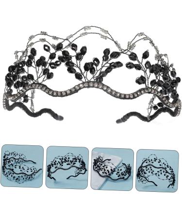 CANIGHT Headband Shiny Bead Hair Bead Headwear Rhinestone Hairband Rhinestone Head Hoop Bead Hair Hoop Hair Accessories Rhinestone Headdress Rhinestone Headwear Crystal Hair Hoop - Buy Online on GoSupps.com