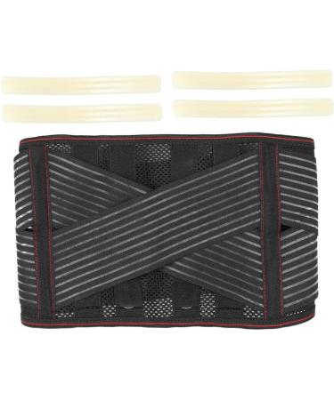Brrnoo Self-Heating Adjustable Heat Belt for Back & Abdominal Pain Relief | Elastic Waist Trimmer & Kidney Support (L) - International Shipping Available - Buy Online on GoSupps.com