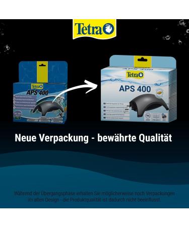 Tetra APS 400 Aquarium Air Pump - Quiet Diaphragm Pump for 250-600L Aquariums | International Shipping Available - Buy Online on GoSupps.com