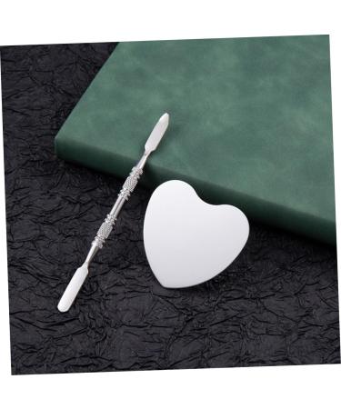 VILLCASE 3 Sets Ring Palette - Nail Art Display & Mixing Kit | Mini Stainless Steel Nail Accessories 7.6x5.1cm - Buy Online on GoSupps.com