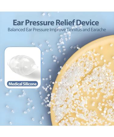 Ear Pressure Relief Device - Eustachian Tube Unclogger for Tinnitus & Earache - Ideal for Travel Diving & Swimming (200ml Transparent Green - Buy Online on GoSupps.com